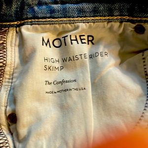 Mother high waisted rider skimp